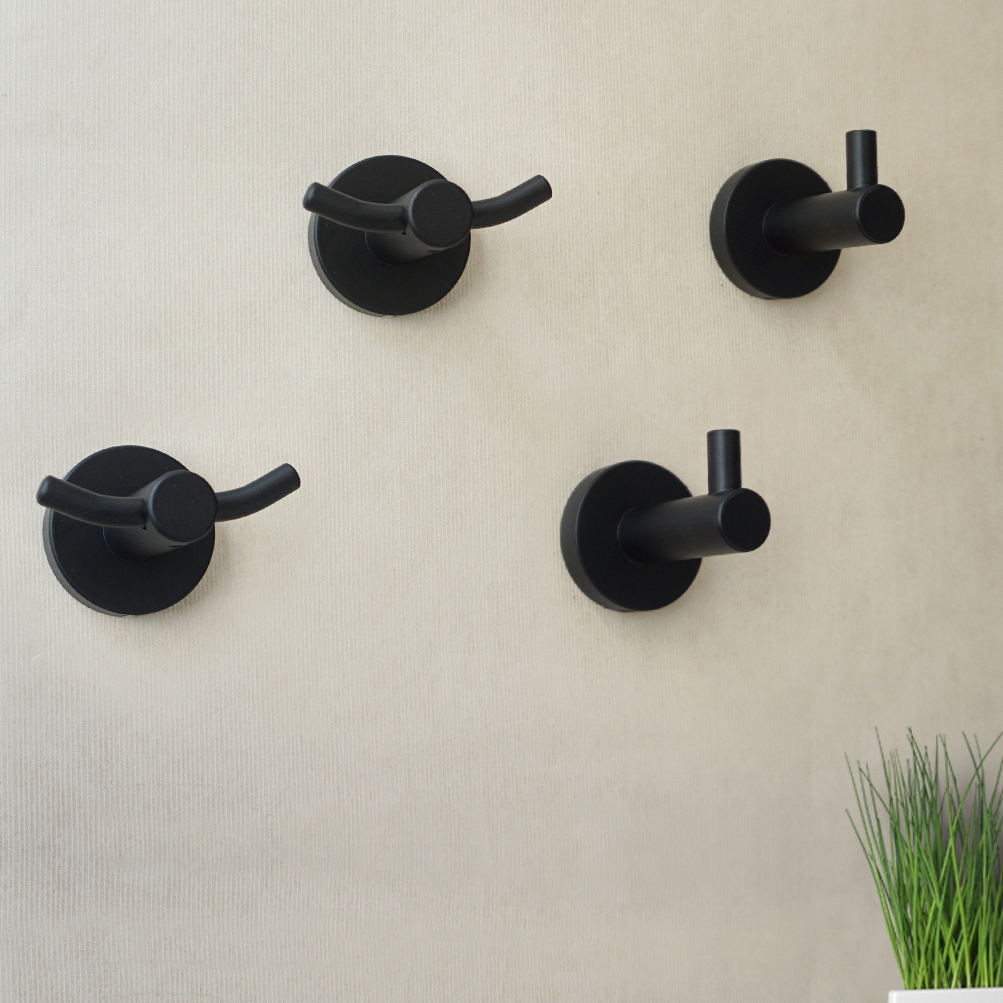 Black Wall Hooks Creative Wall Hooks Decorative Hooks Wall Etsy