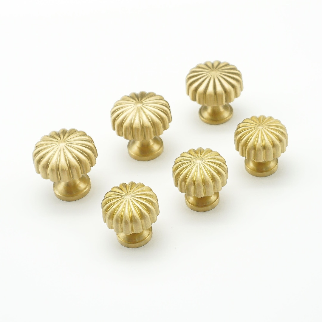 Solid Brass Drawer Knobs Pulls Dresser Knobs Kitchen Cabinet Pulls ...