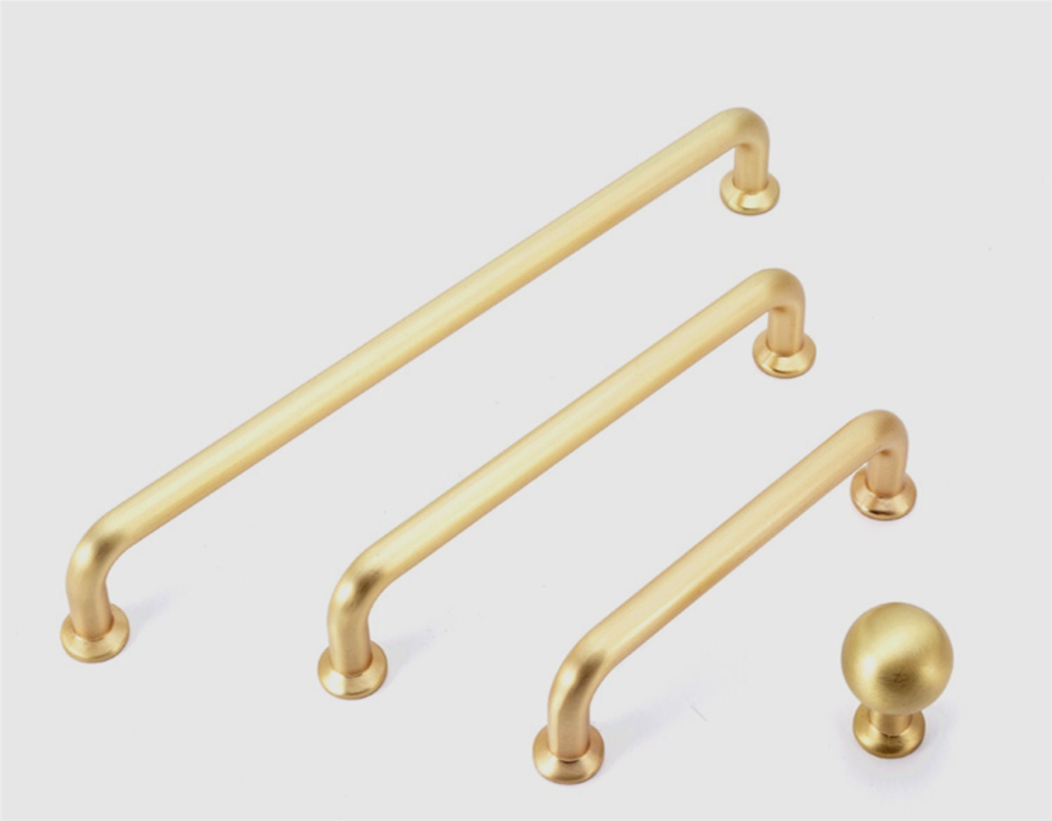 3.78 5 7.55 Brushed Brass Handles Etsy Australia