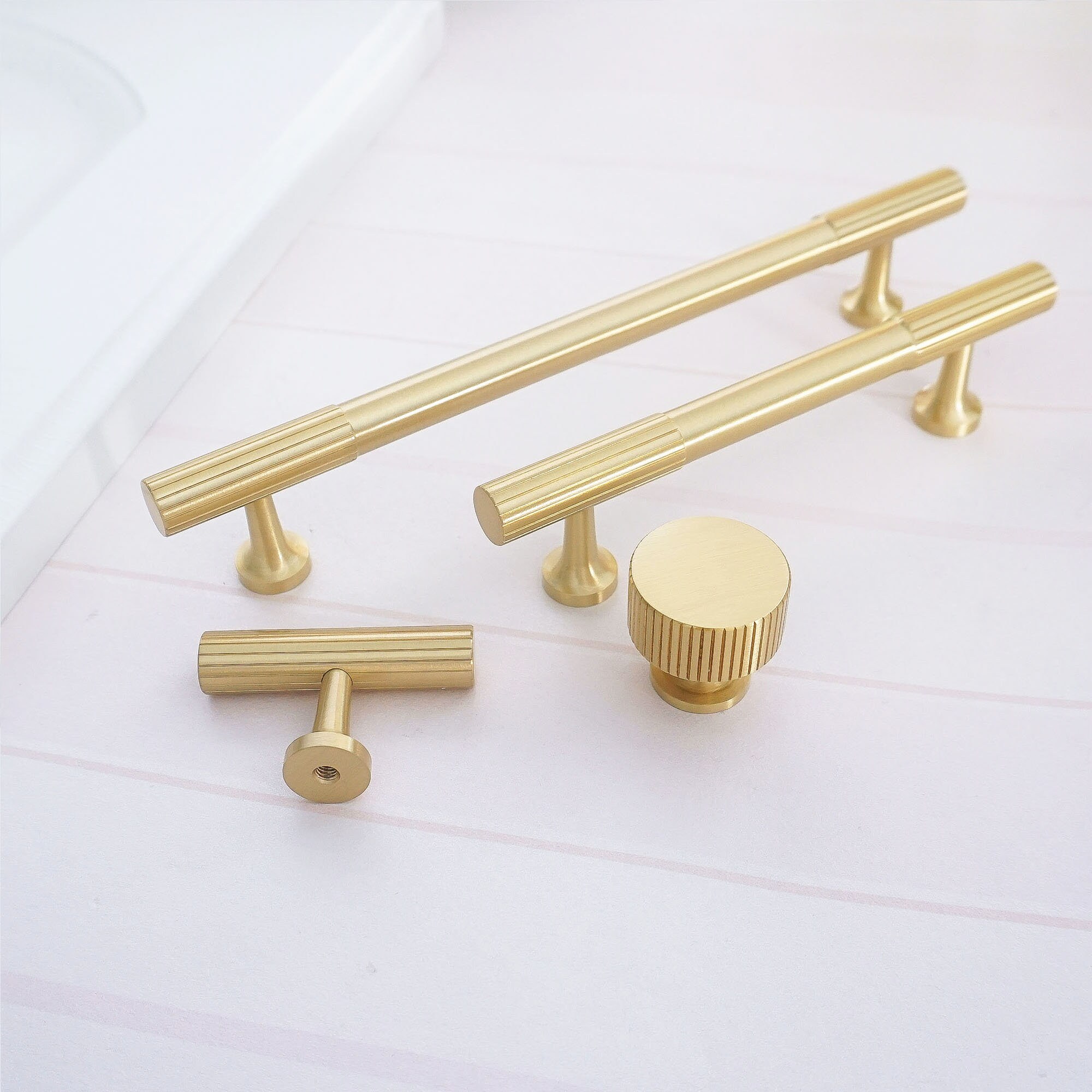 3.78 5 6.3 Solid Brass Drawer Handles Etsy
