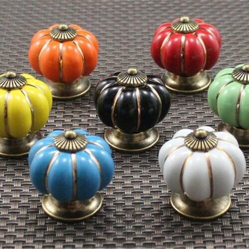 Ceramic Drawer Knobs Pull Handles Kitchen Door Knobs Etsy