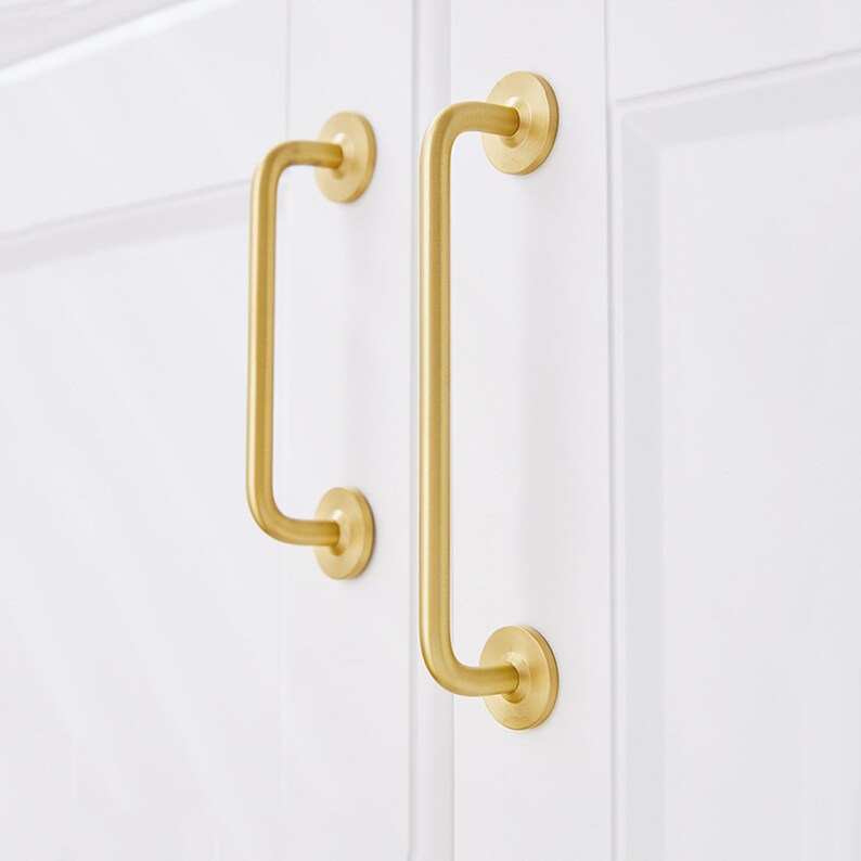 Large Solid Brass Drawer Pulls Knobs Door Handles Dresser