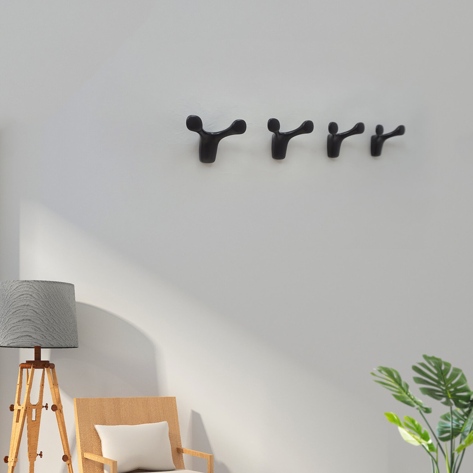 Black Wall Hooks Coat Hooks Bathroom Towel Hooks Kitchen Wall Etsy