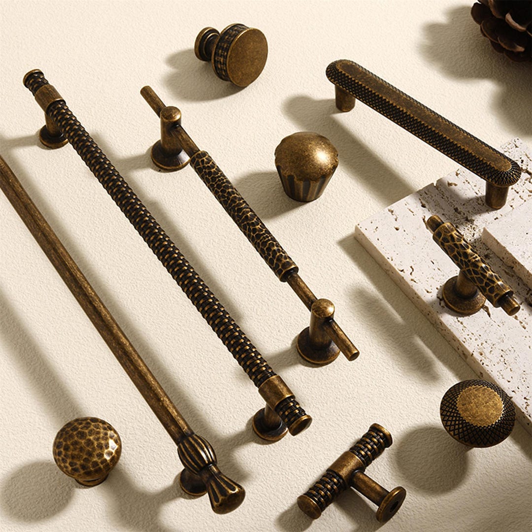 Retro Style Cabinet Pulls Knobs Vintage Drawer Knob Pull Dresser Knob ...