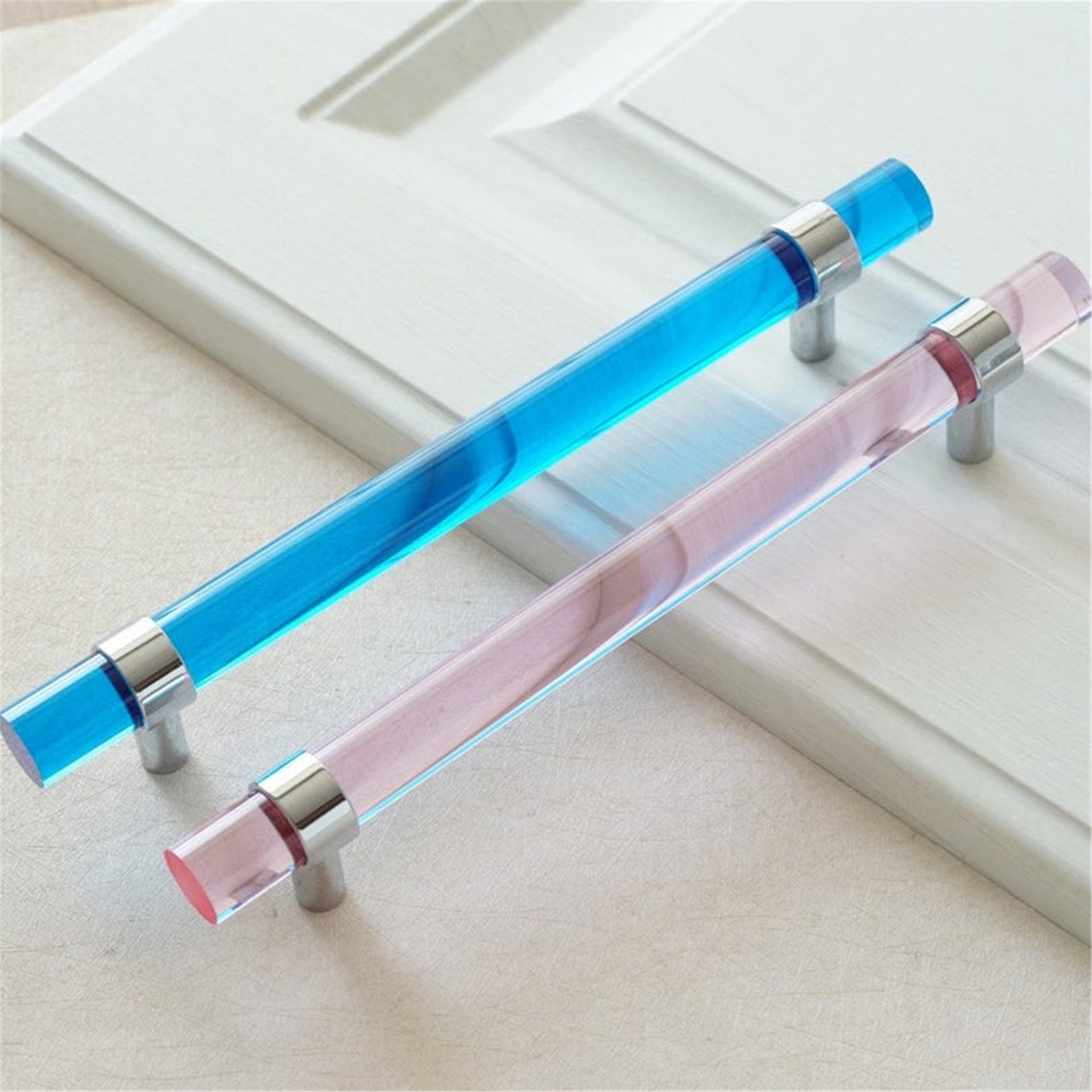 6.3 Acrylic Closet Handles Door Handles Dresser Etsy