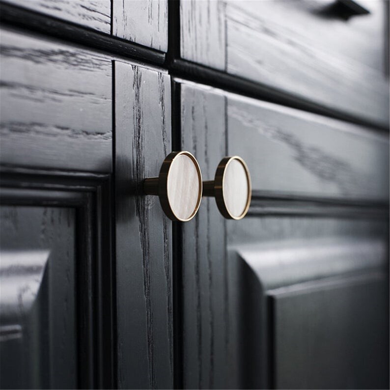 Nordic Simple Creative Brass Wardrobe Door Knobs Knobs Etsy