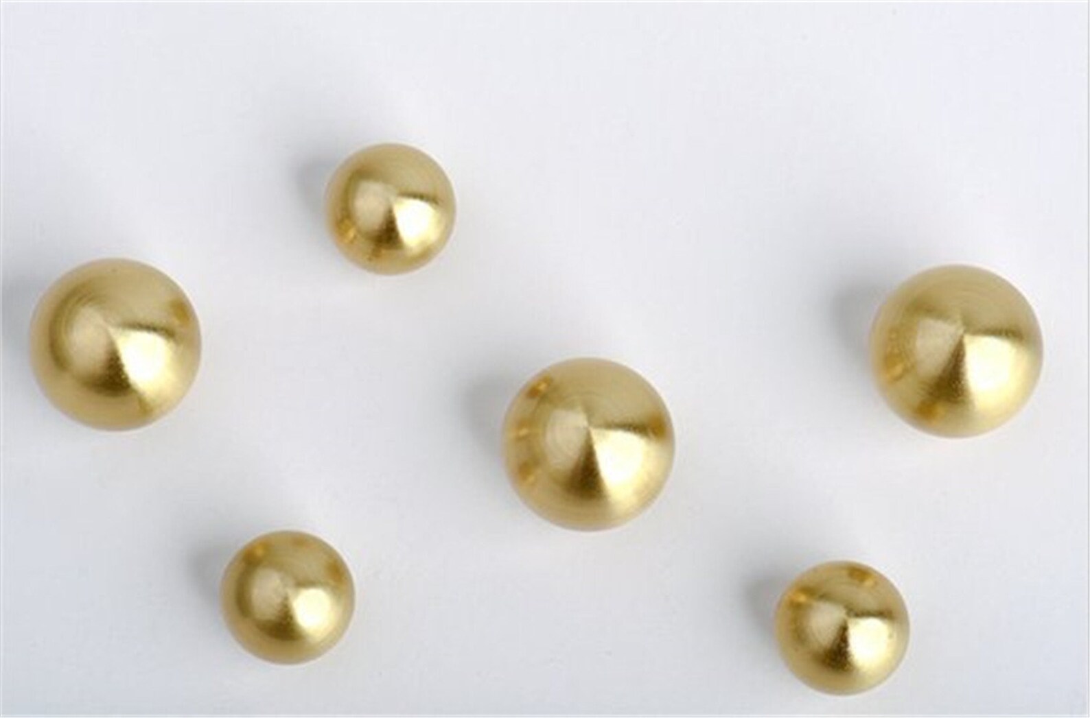 3/4'' 1'' Retro Ball Knobs Brass Dresser Knobs Etsy