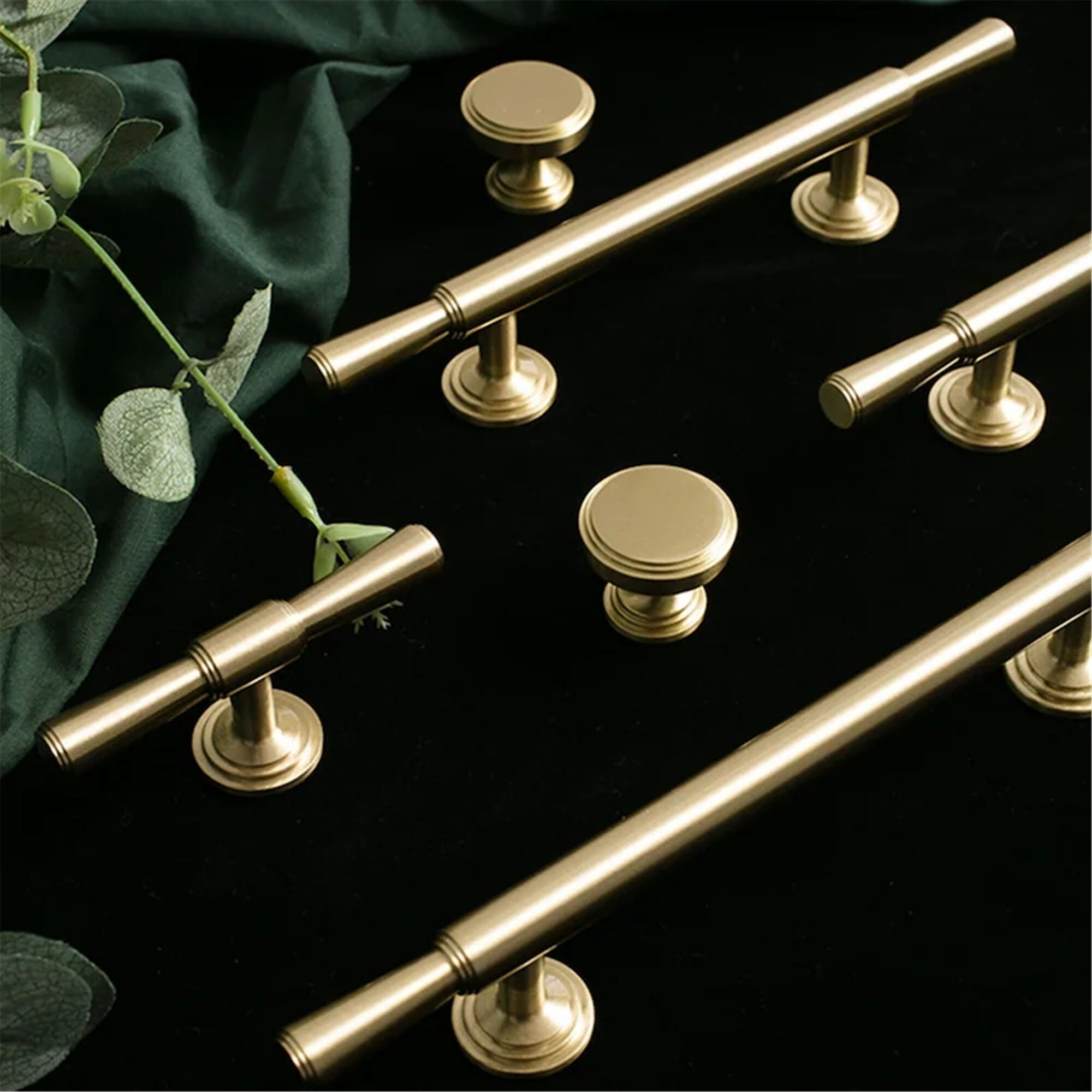 Maniglie Armadio Vintage 6 Pezzi | Bronzo | Distanza Fori 96mm | Per Cucina Mobili Armadietti - Foto 8