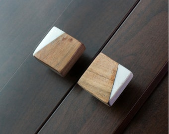 Nordic Modern Knob Simple Door Knobs Wood Knobs Cabinet Marble Small Pull Handle Cabinet Hardware