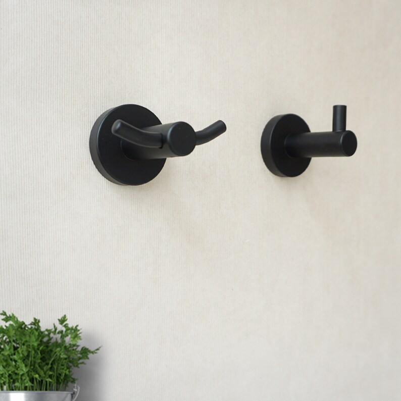 Black Wall Hooks Creative Wall Hooks Decorative Hooks Wall Etsy
