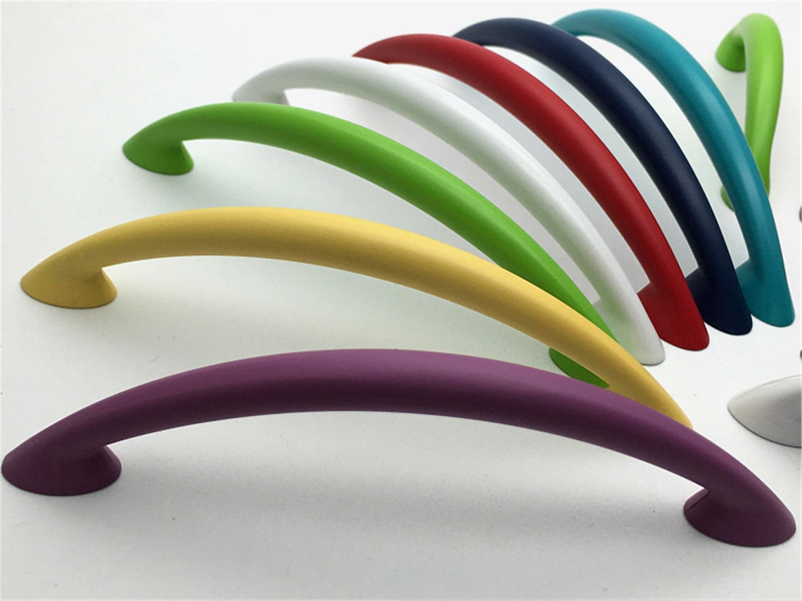 2.5'' Colorful Knob Drawer Pulls Door Handle Etsy