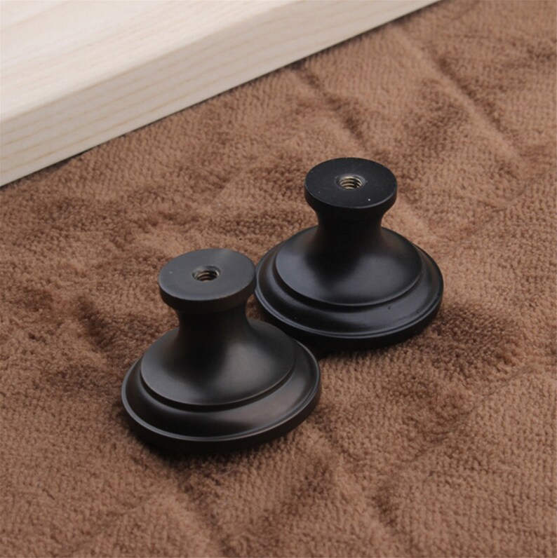 3 34/'/' 5/'/' Matte Black Cabinet Handles Black Brass Drawer Knobs Pull Handles Dresser Pulls Kitchen Knob Handle Hardware 96 128 mm