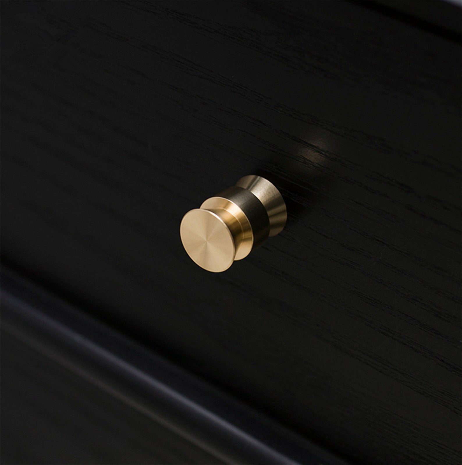 Gold Knobs Kitchen Cabinet Pulls Black Drawer Knob Pull | Etsy