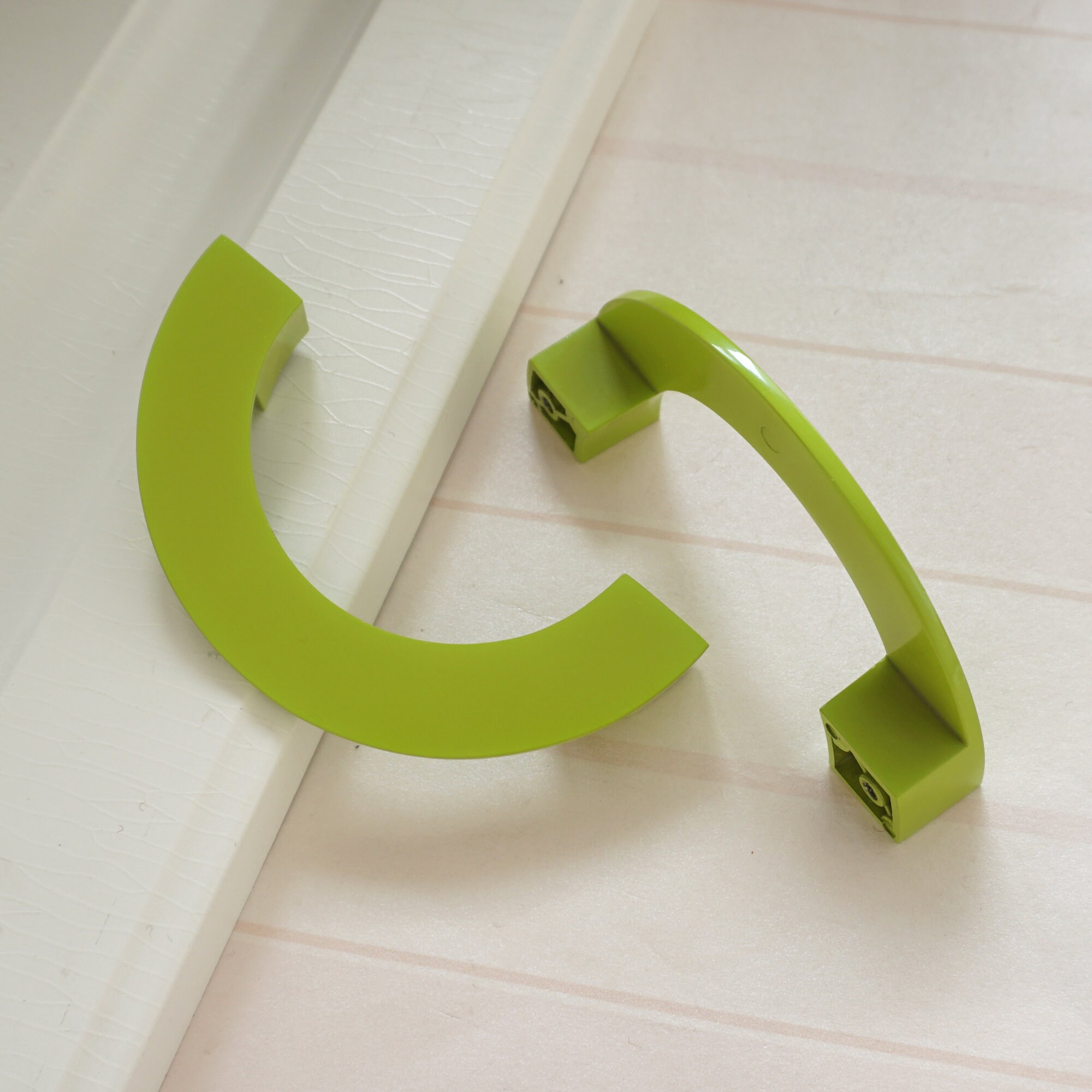 3.78''green Drawer Pulls Handles Semicircle Dresser Etsy