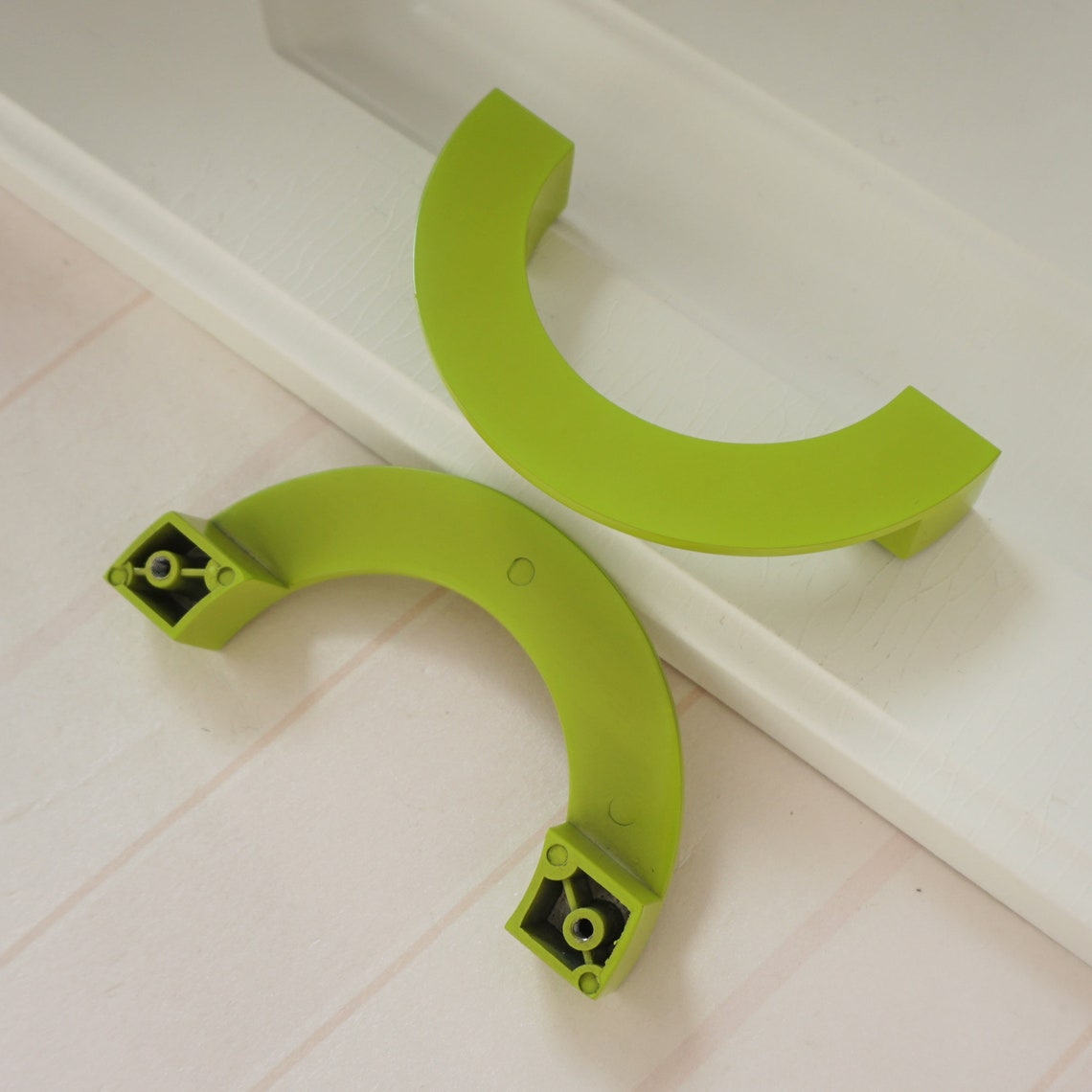 3.78''green Drawer Pulls Handles Semicircle Dresser Etsy