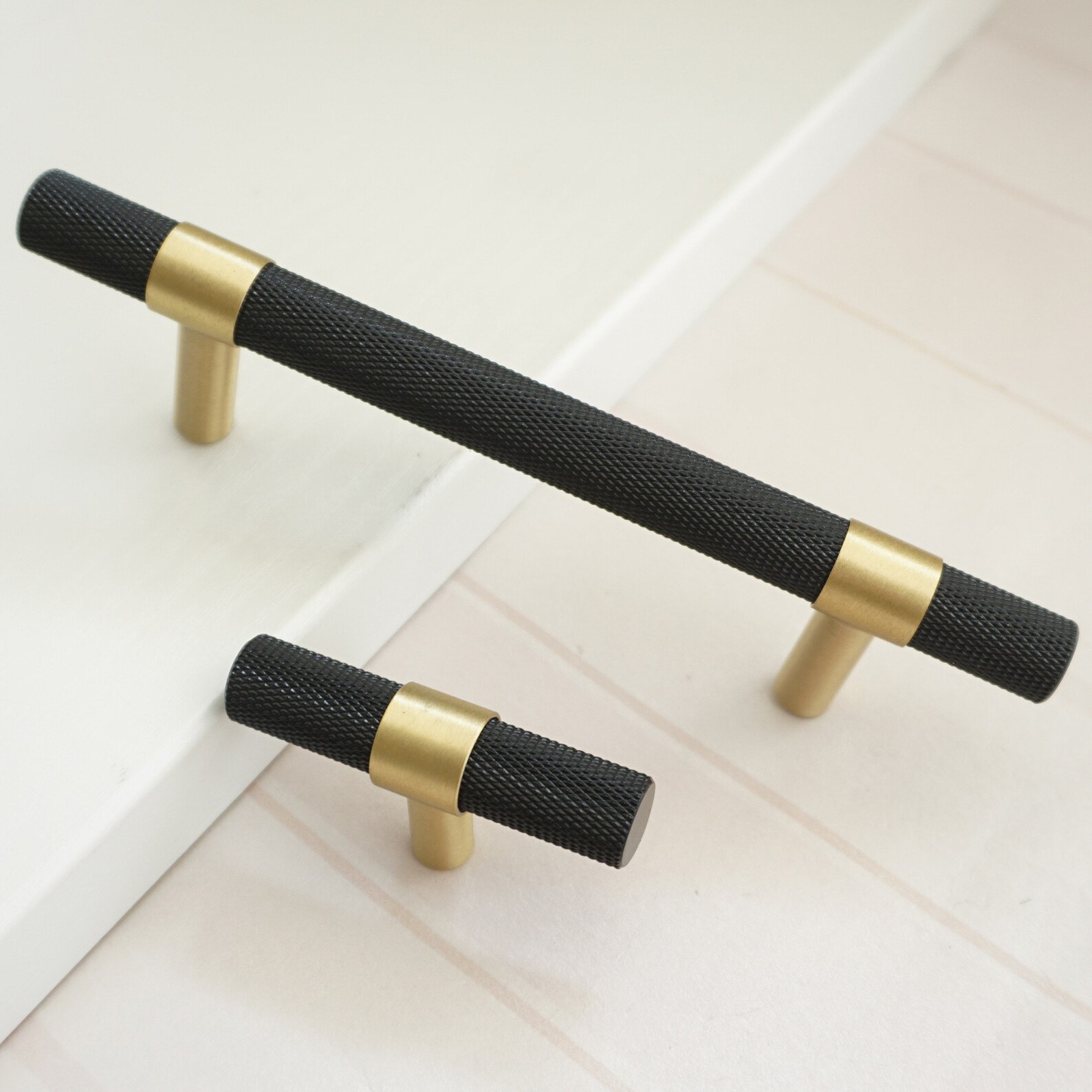 3.78 5.0 Black Brass Drawer Pulls Handles Etsy