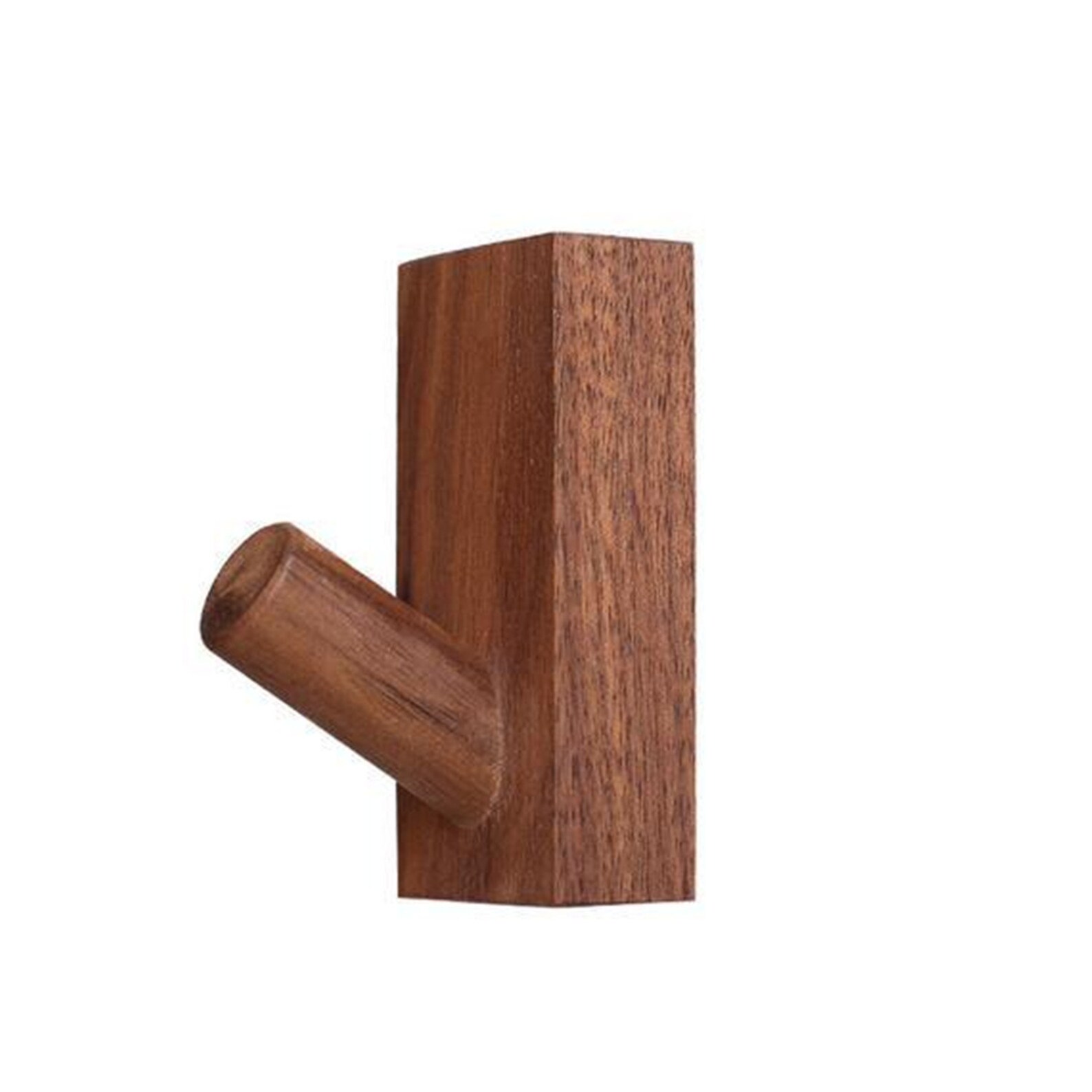 Beech Black Walnut Hook Towel Hook Solid Wood Hooks Decorative Etsy