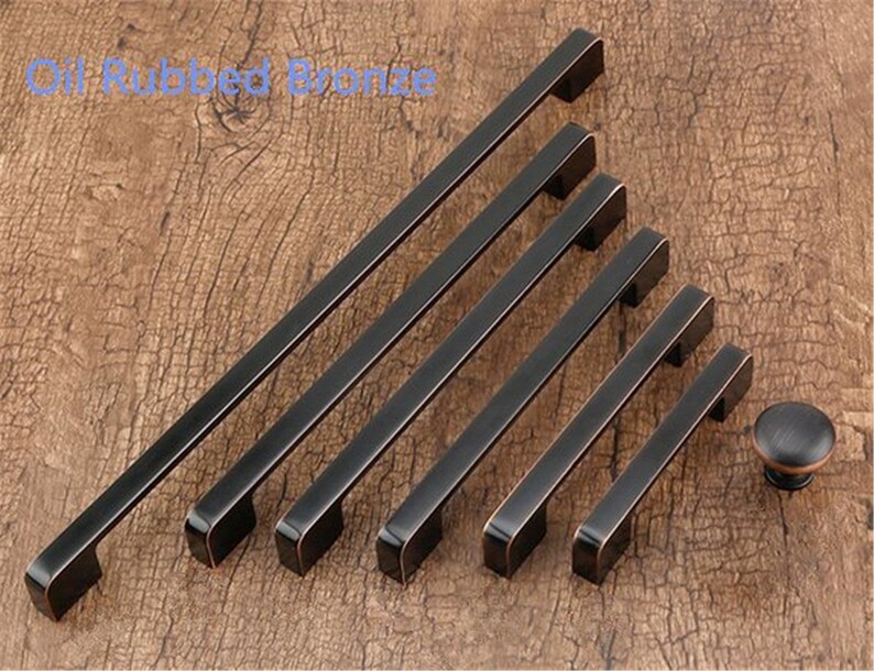 Rustic Door Handles Chrome Oil Rubbed Bronze Dresser Etsy