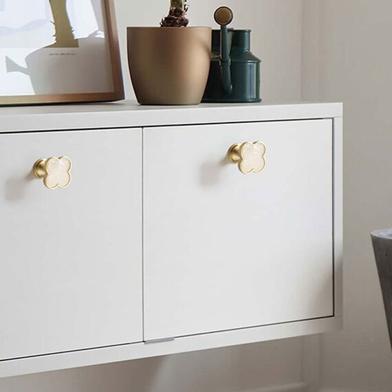 Knobs & Pulls Home & Living Modern Clover Drawer Knobs Wardrobe Pull