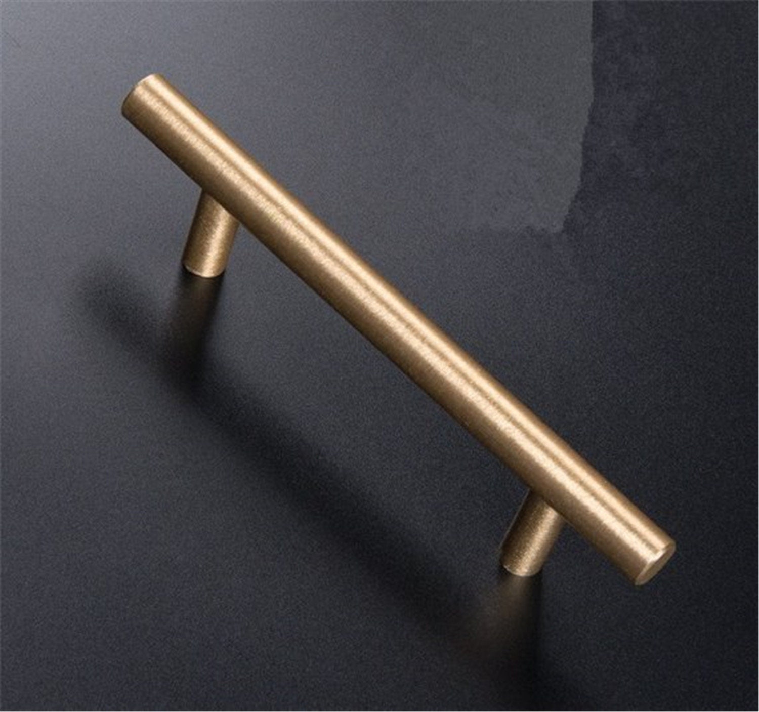 Brushed Gold Drawer Pulls Bar Pulls Door Handles Knobs Etsy