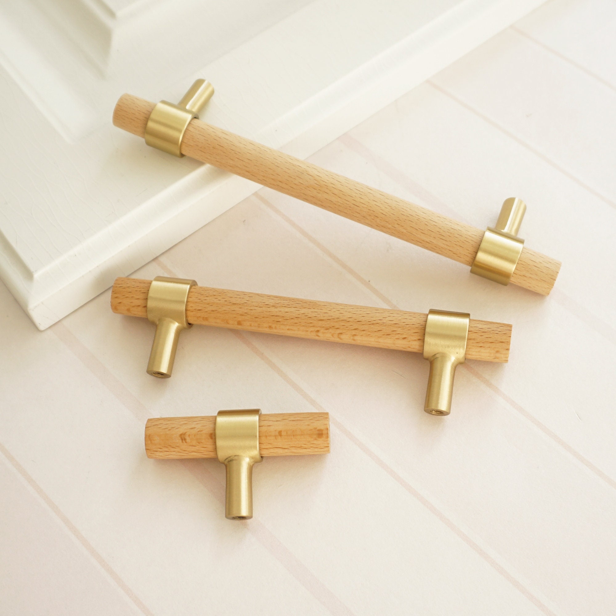 3.78'' 5''beech Wood Drawer Pulls Knobs Etsy Australia