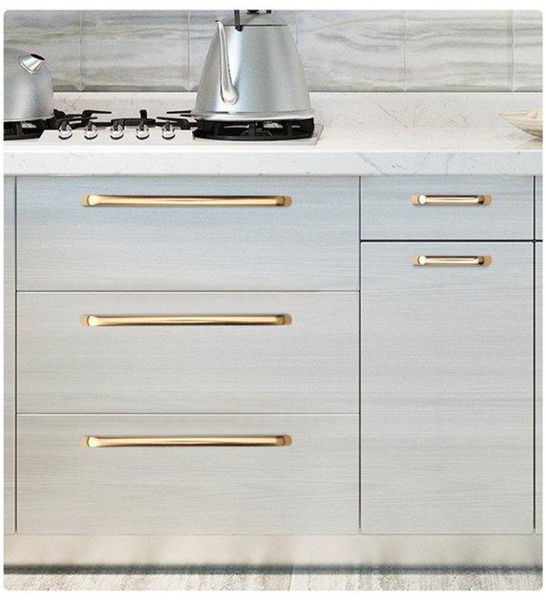3.78 5 6.3 7.55\u2018 8.8\u201c 11.3\u201c 12.6\u201c Gold Drawer Pulls DresserHandles Kitchen Cabinet Handles Modern Cupboard Door Handle Decor288 320