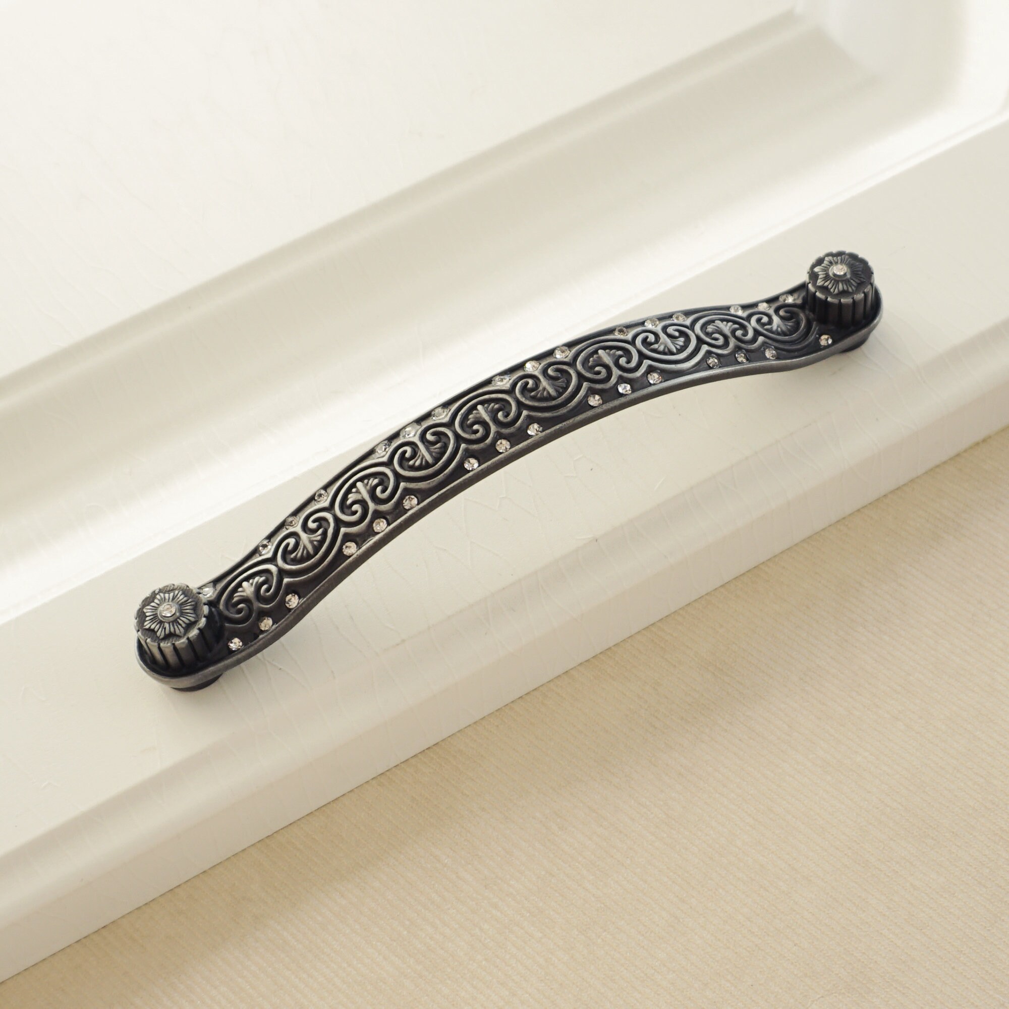 5'' 6.3 Black Dresser Handles Drawer Pulls Knobs Etsy