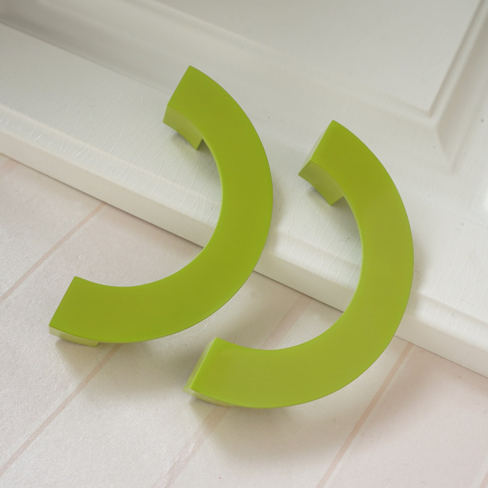 3.78''green Drawer Pulls Handles Semicircle Dresser Etsy