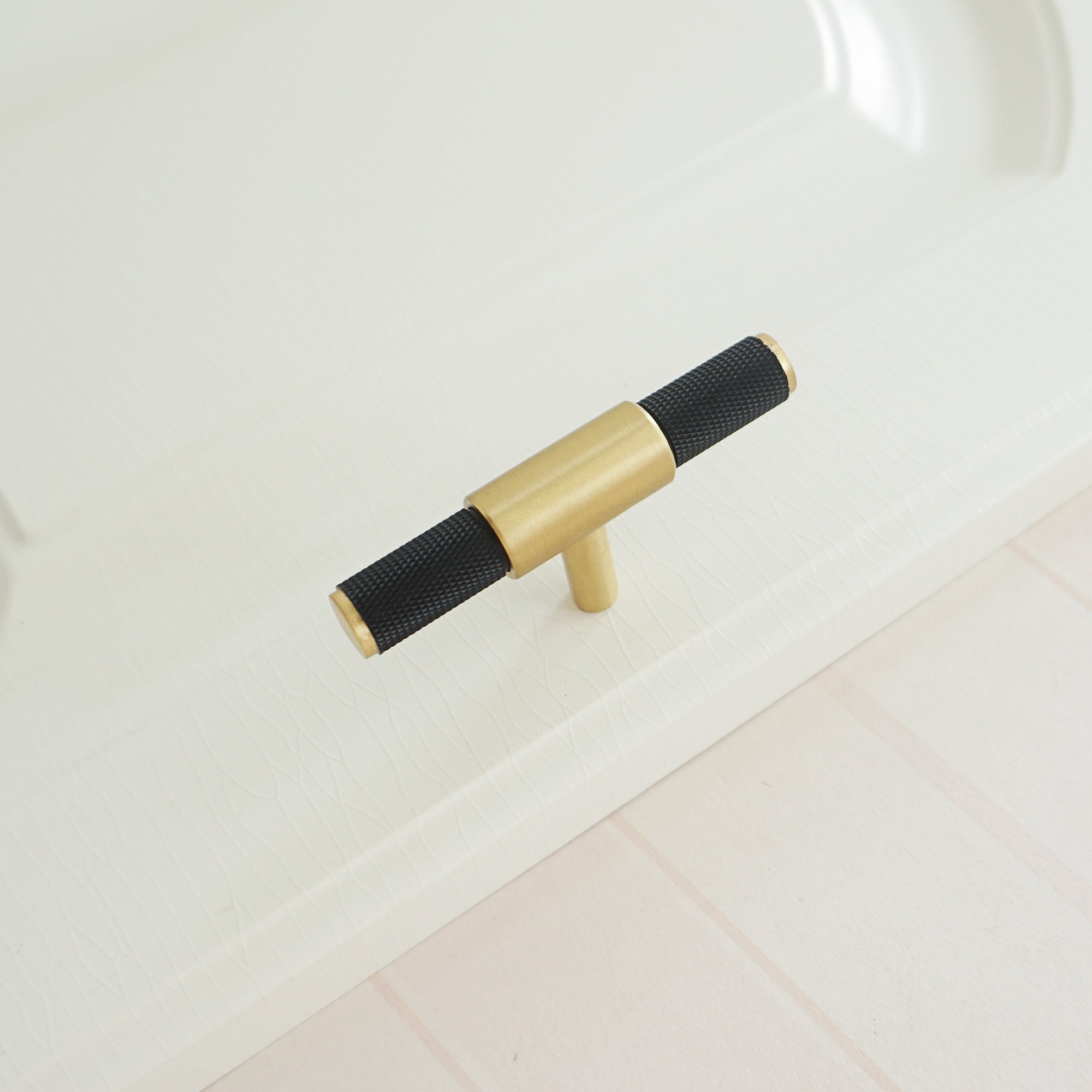 3.78 5.0 6.3 Black Brass Drawer Pulls Etsy