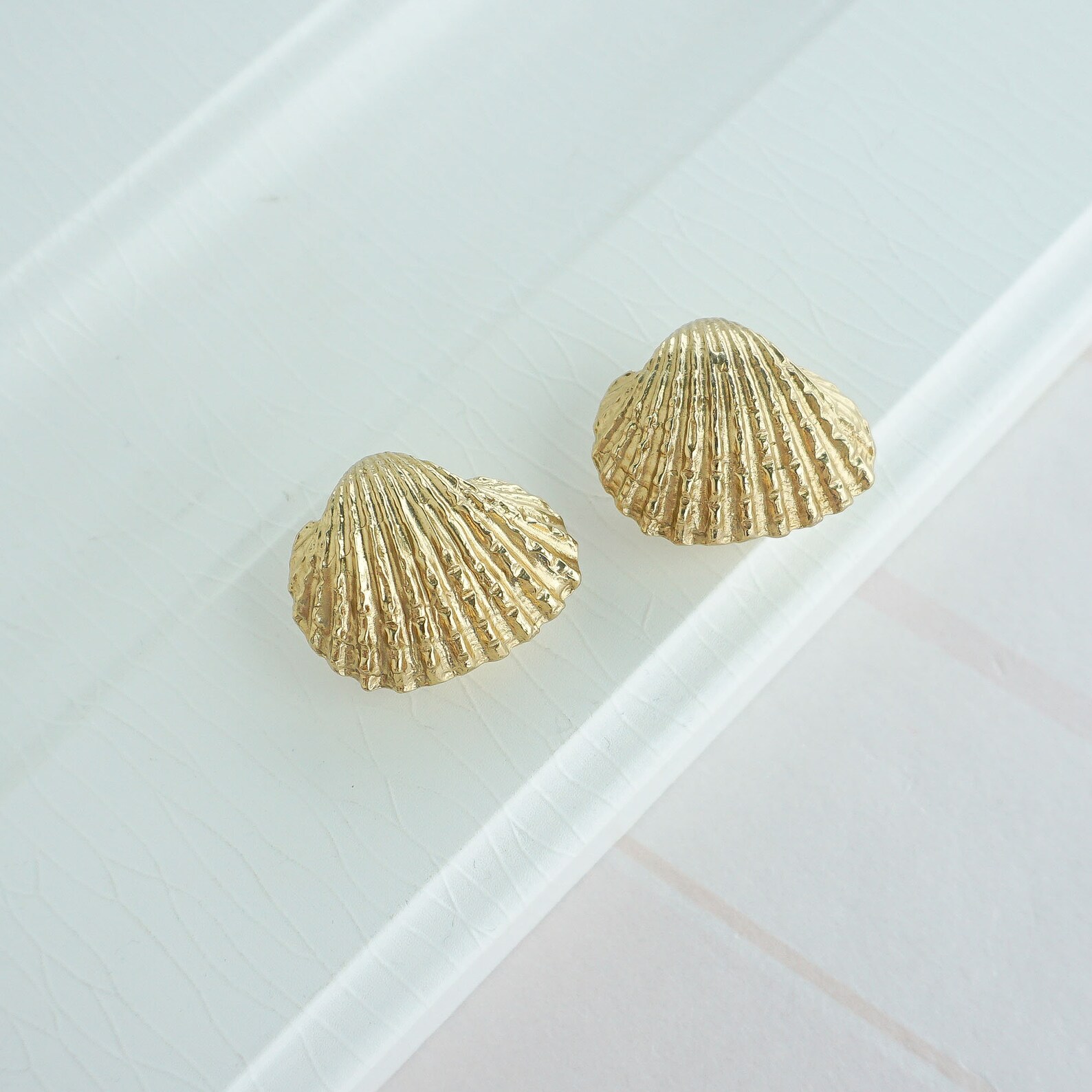Exquisite Shell Knobs Brass Drawer Knobs Pulls Dresser Knobs Etsy