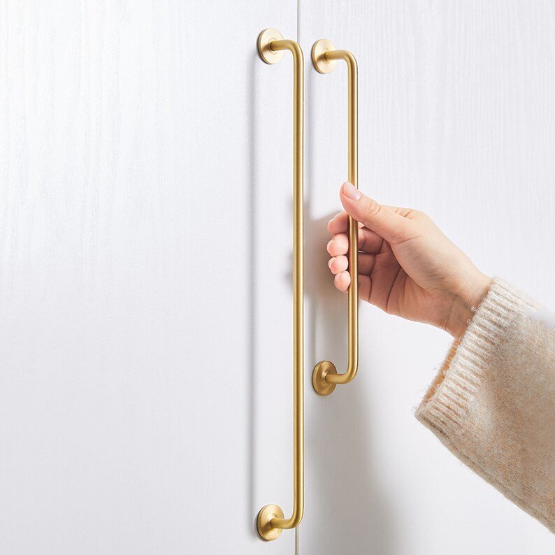 Large Solid Brass Drawer Pulls Knobs Door Handles Dresser