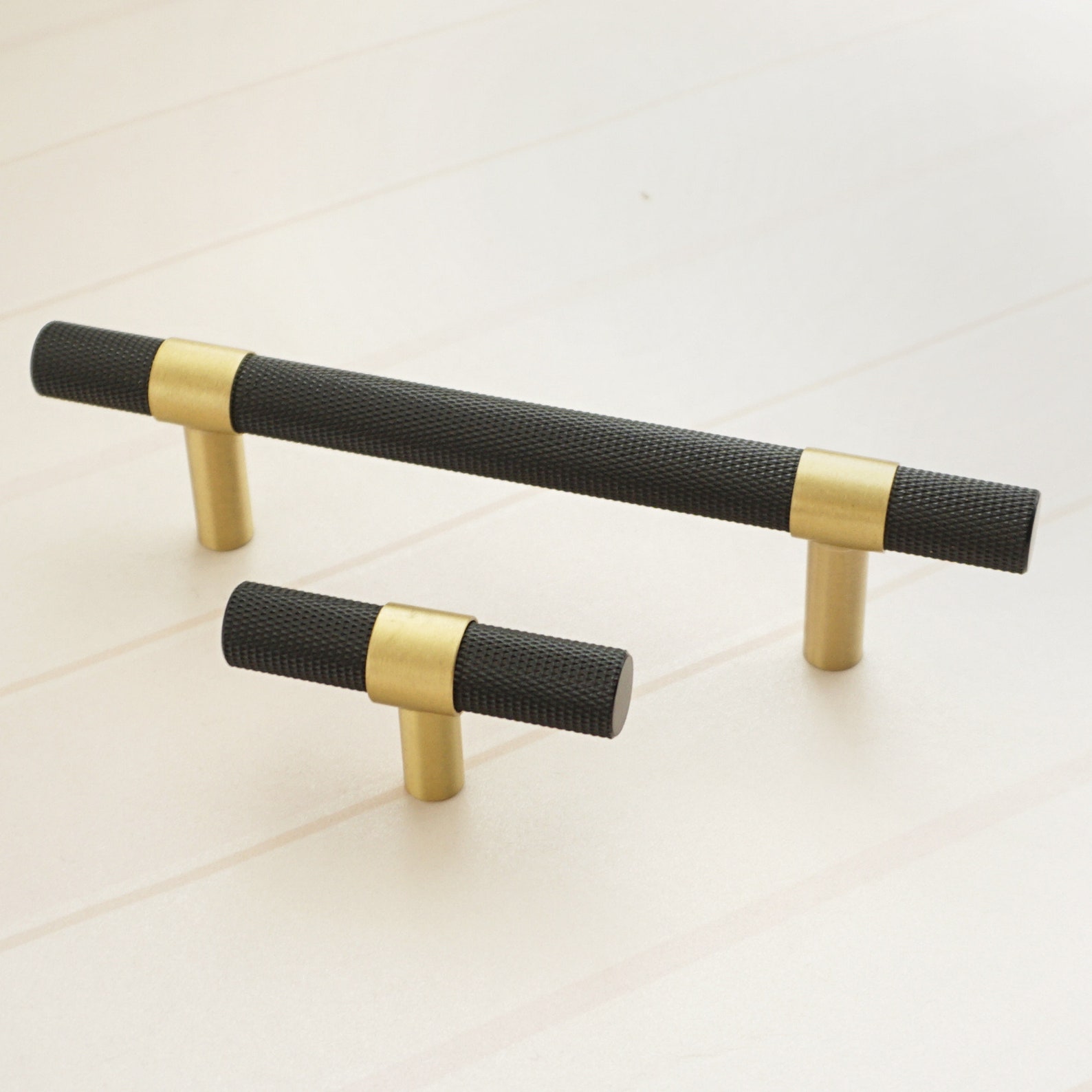 3.78 5.0 Black Brass Drawer Pulls Handles Etsy