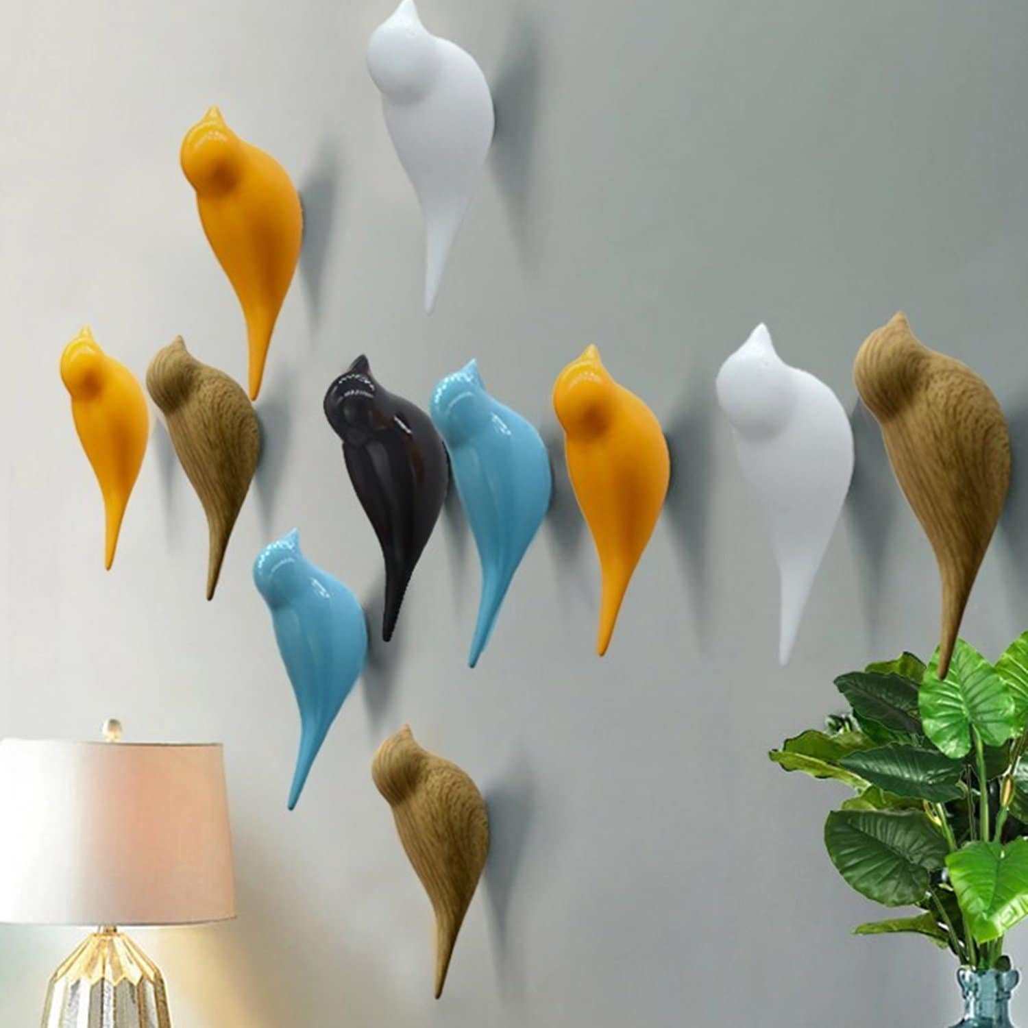 Modern Ideas Wall Hooks  Decorative Hooks  Wall Hook Coat Hangers Rack  Hooksbird Hooks - Etsy