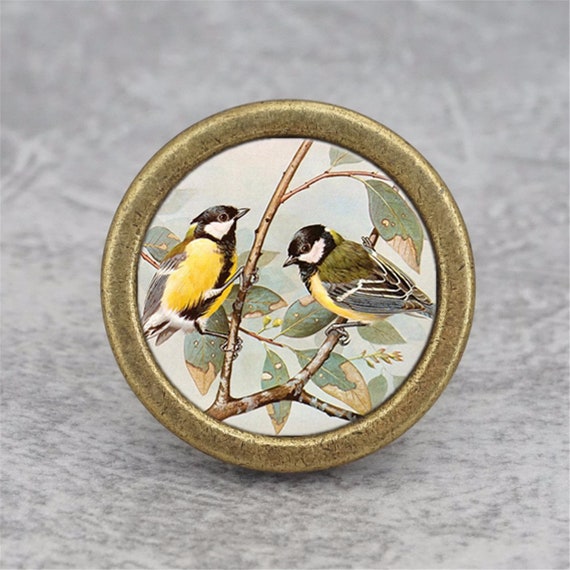 Cute Birds Knobs Vintage Drawer Dresser Knobs Handmade Etsy