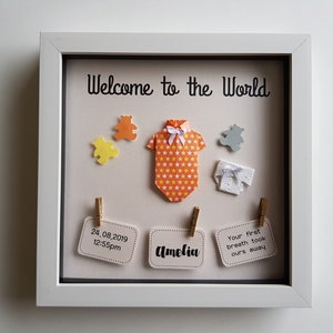New Baby Girl Gift / Newborn Baby Frame image 4