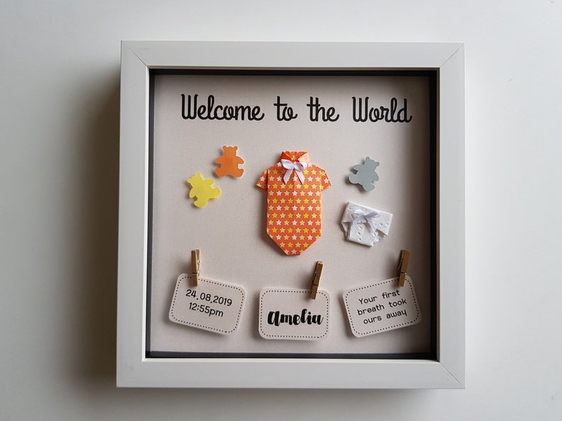 New Baby Girl Gift / Newborn Baby Frame image 4