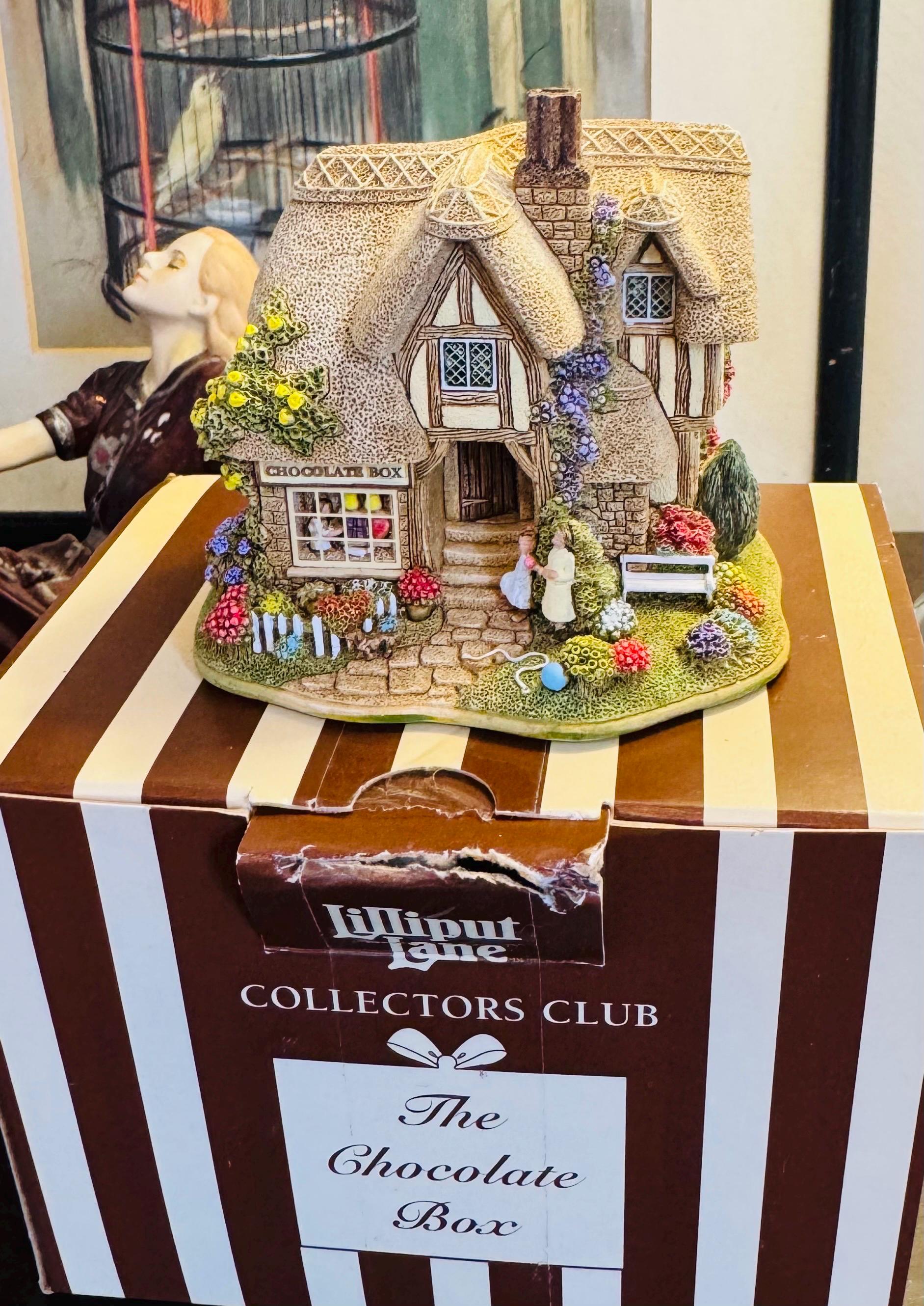 Lilliput Lane 'the Chocolate Box' - Boxed - Etsy