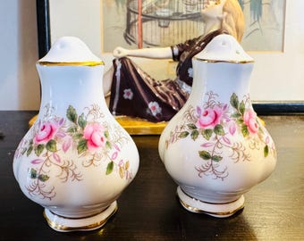 Royal Albert 'Lavender Rose' Salt and Pepper pots