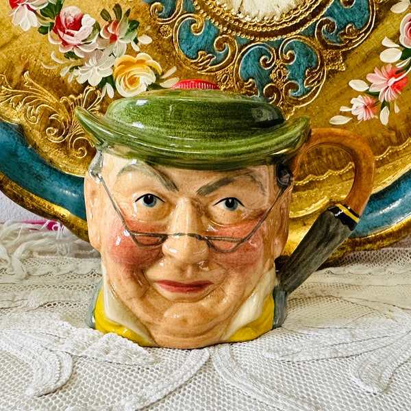 Sylvac 'Mr. Pickwick' 'Toby/character' Cork Jug