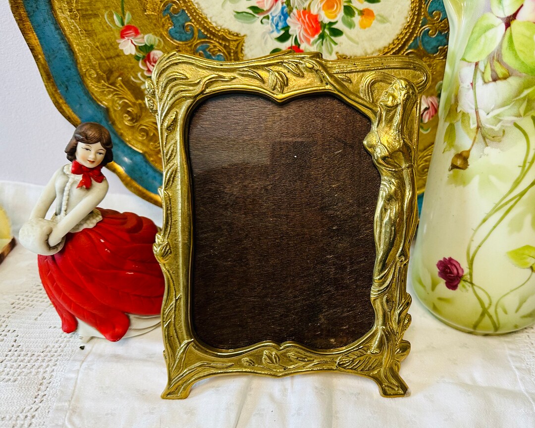 Pretty Frames Very Pretty Art Nouveau Style Metal Picture Frame - Etsy
