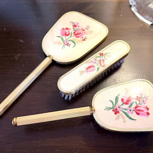 Antique brush and mirror set - Etsy 日本