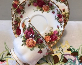 Royal Albert Old Country Roses Trio – English Bone China Tea Set