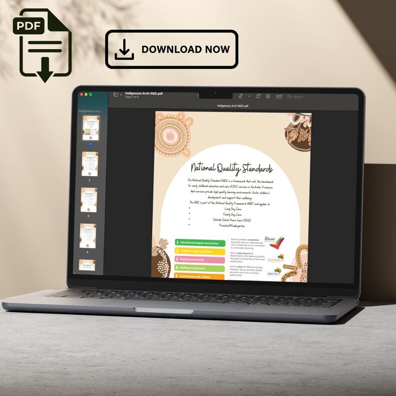 Pink Indigenous NQS Posters | National Quality Standards | Digital ...