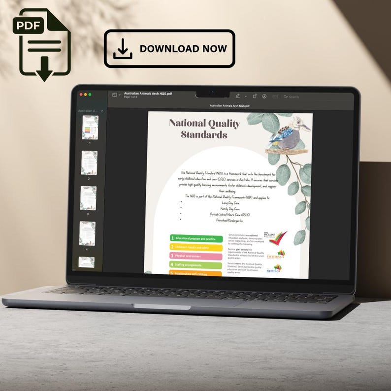 Nqs Poster.pdf Australian Animals NQS Posters | National Quality Standards | Digital ...