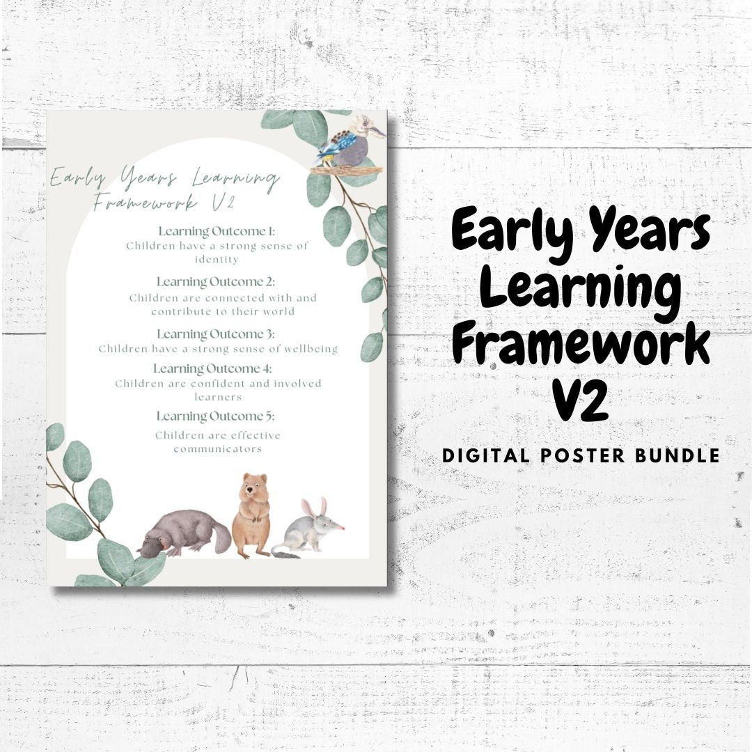 Early Years Learning Framework V2 EYLF Version 2 Digital Download ...