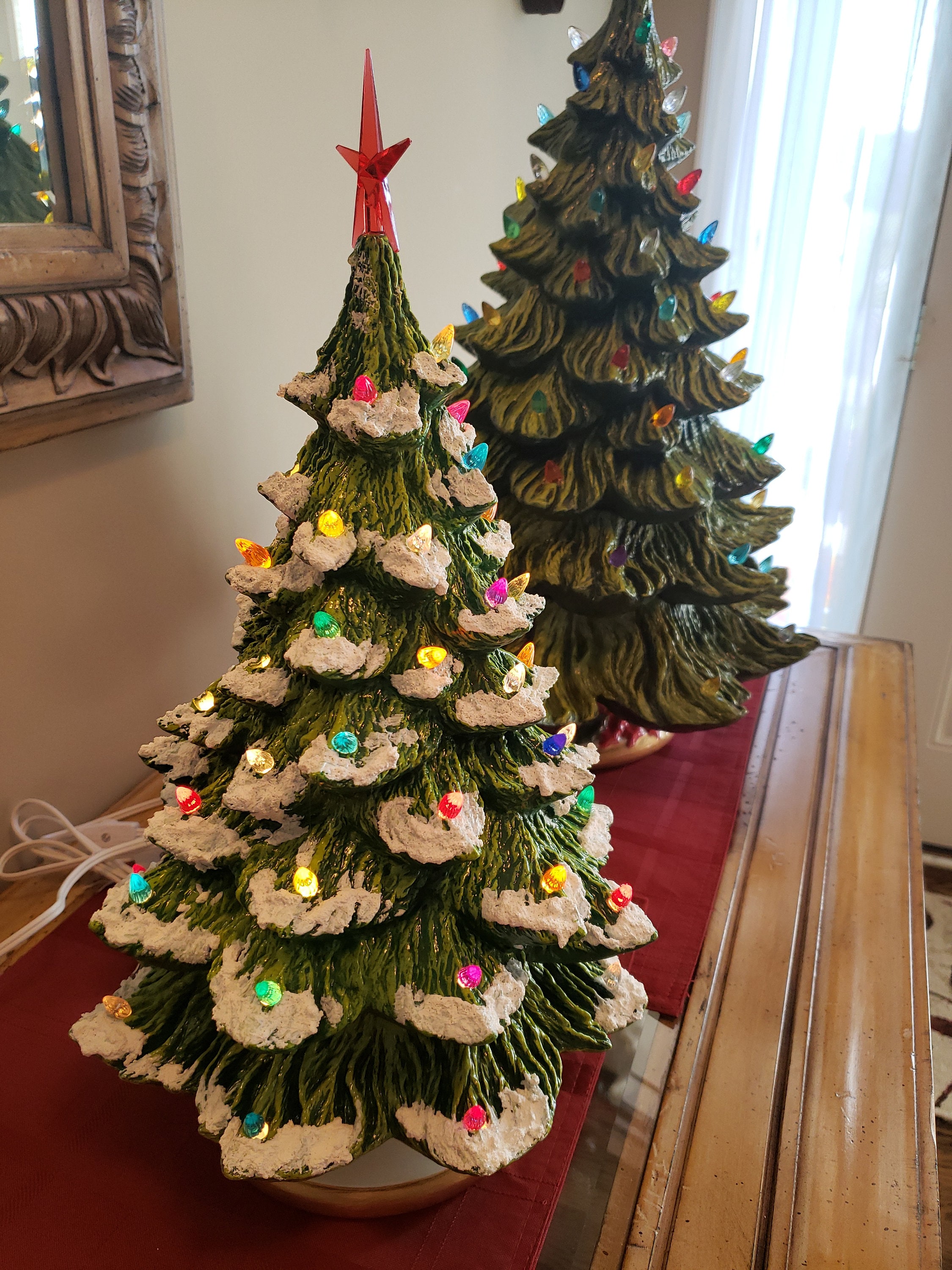 oversized ceramic christmas tree