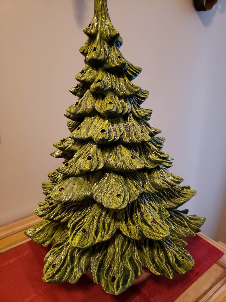 Extralarge Ceramic Christmas Tree. Choice of Bisque Tree Etsy Canada