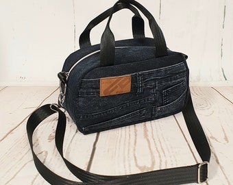 Handtasche, Jeanstasche, Jeans Upcycling, Recycling