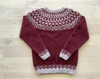 Adult Icelandic Wool Sweater, XS