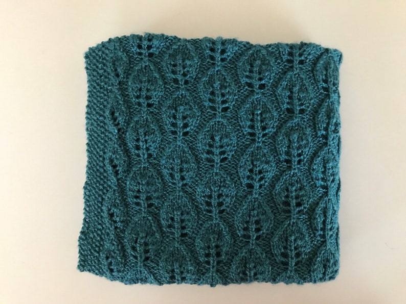Very Soft Hand-Knitted Wool Baby Blanket